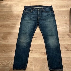 Levi’s - 508 Slim Tapered Faded Blue Jeans - Size 34 x 30